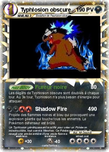 Pokemon Typhlosion obscure