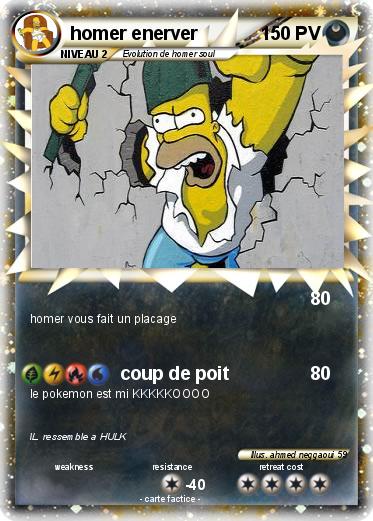 Pokemon homer enerver