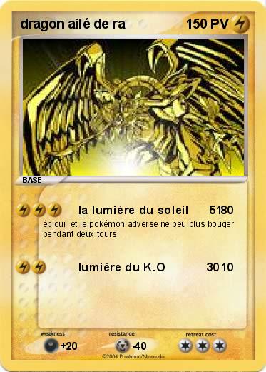 Pokemon dragon ailé de ra  