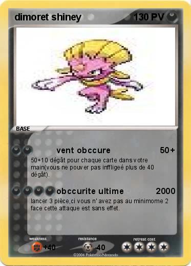 Pokemon dimoret shiney