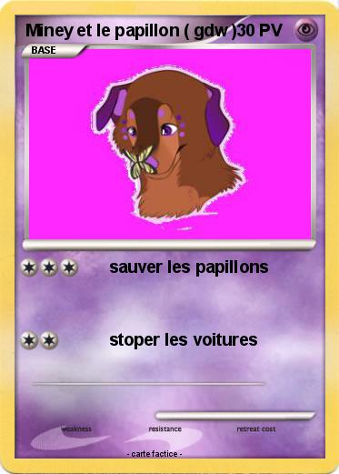 Pokemon Miney et le papillon ( gdw )