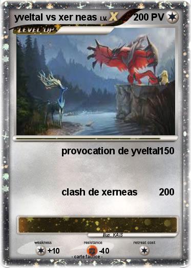 Pokemon yveltal vs xer neas