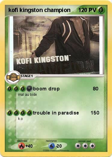 Pokemon kofi kingston champion