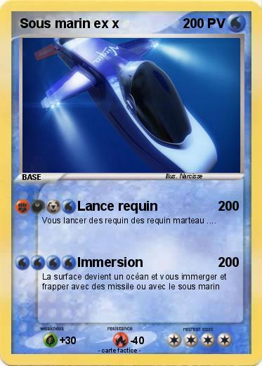 Pokemon Sous marin ex x