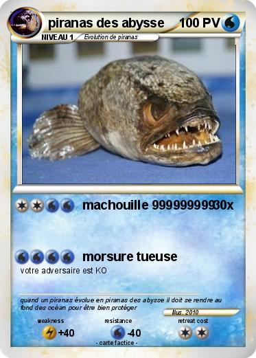Pokemon piranas des abysse