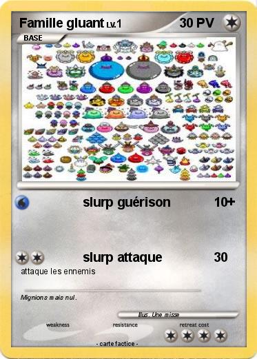 Pokemon Famille gluant
