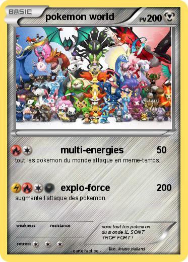 Pokemon pokemon world