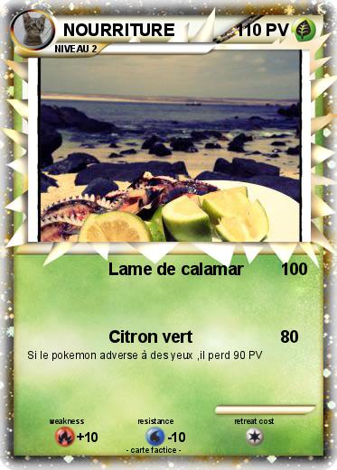 Pokemon NOURRITURE