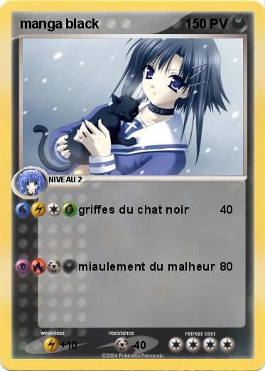 Pokemon manga black