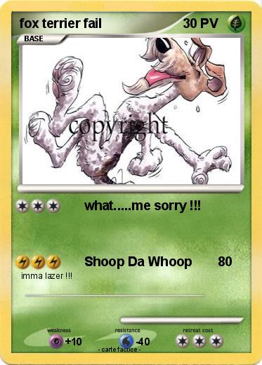 Pokemon fox terrier fail