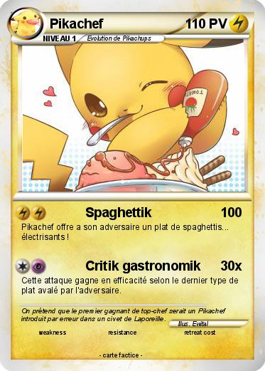 Pokemon Pikachef