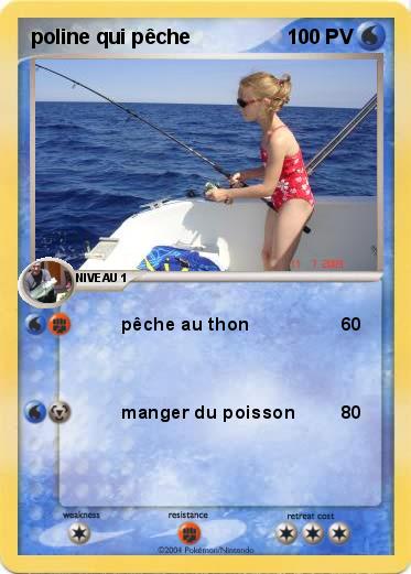 Pokemon poline qui pêche