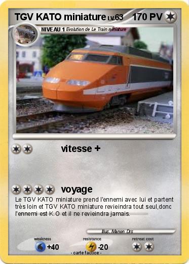 Pokemon TGV KATO miniature