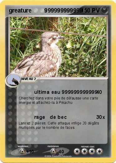 Pokemon greature        999999999999