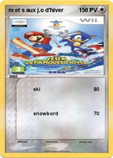 Pokemon m et s aux j.o d'hiver