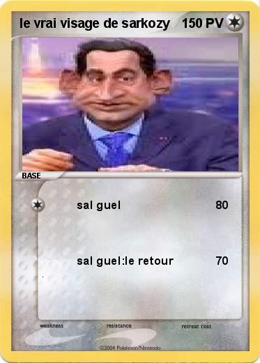 Pokemon le vrai visage de sarkozy