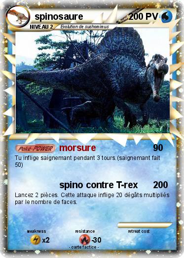 Pokemon spinosaure