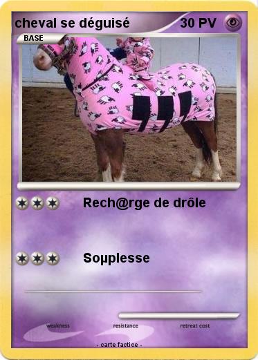 Pokemon cheval se déguisé