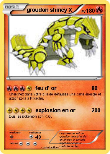 Pokemon groudon shiney X