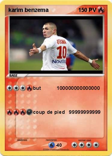 Pokemon karim benzema