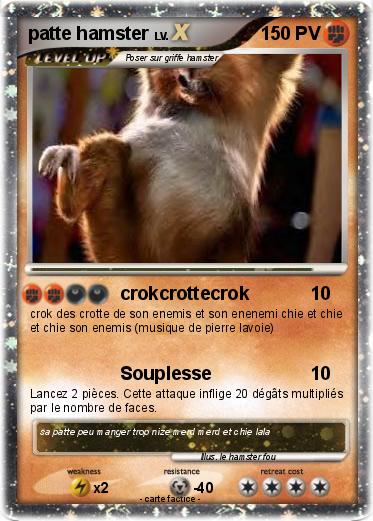 Pokemon patte hamster