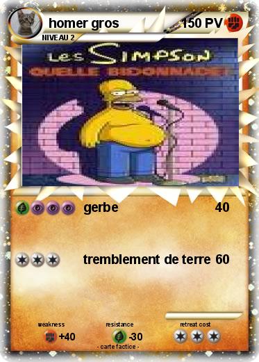 Pokemon homer gros
