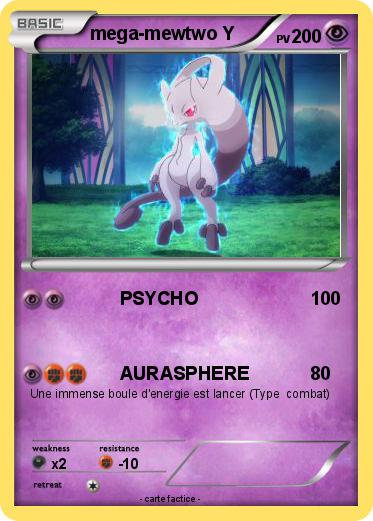 Pokemon mega-mewtwo Y
