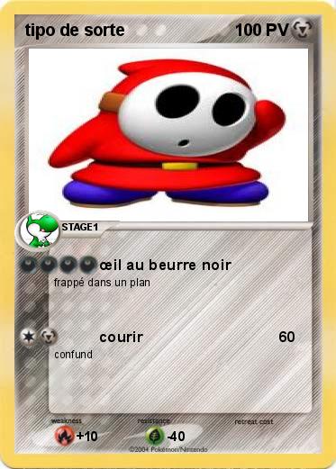 Pokemon tipo de sorte