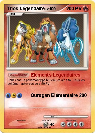 Pokemon Trios Légendaire