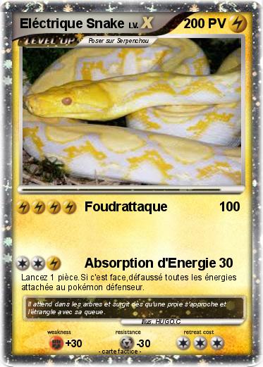 Pokemon Eléctrique Snake