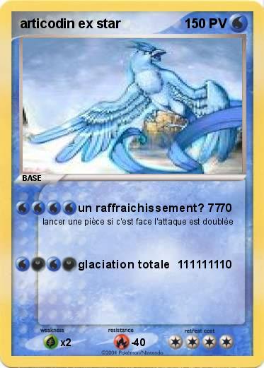 Pokemon articodin ex star