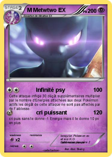 Pokemon M Metwtwo EX
