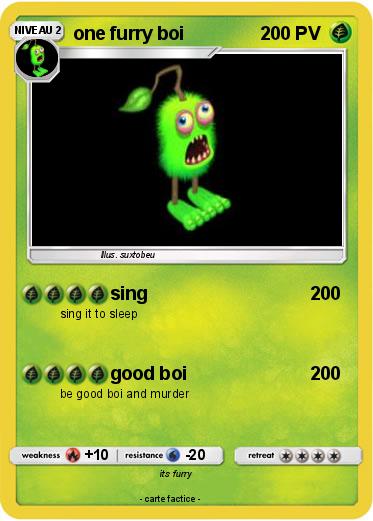 Pokemon one furry boi