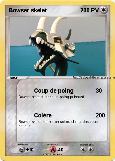 Pokemon Bowser skelet