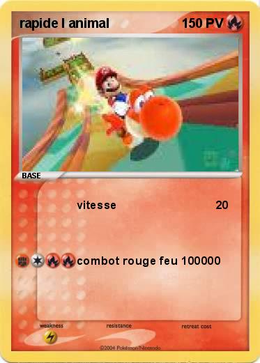 Pokemon rapide l animal