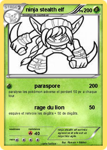 Pokemon ninja stealth elf