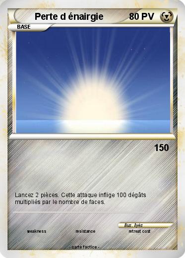 Pokemon Perte d énairgie