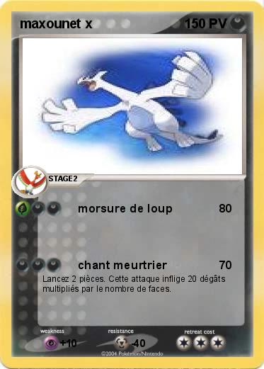 Pokemon maxounet x