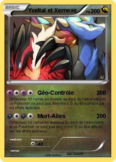 Pokemon Yveltal et Xerneas