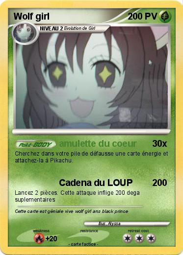 Pokemon Wolf girl