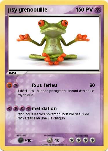 Pokemon psy grenoouille