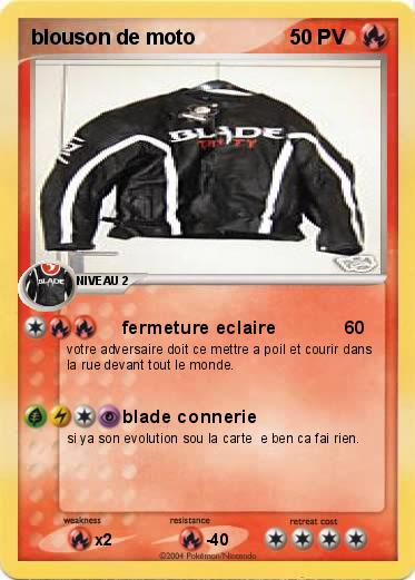 Pokemon blouson de moto