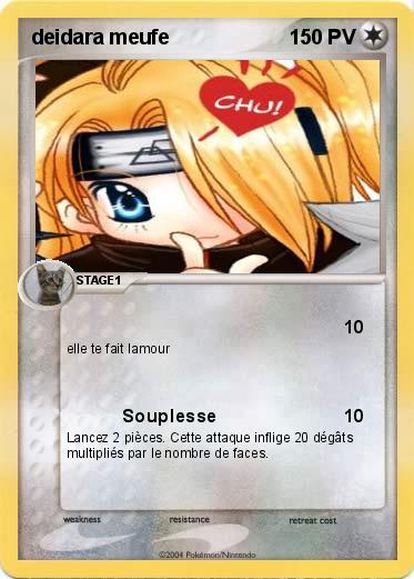 Pokemon deidara meufe