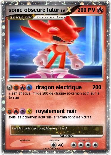 Pokemon sonic obscure futur