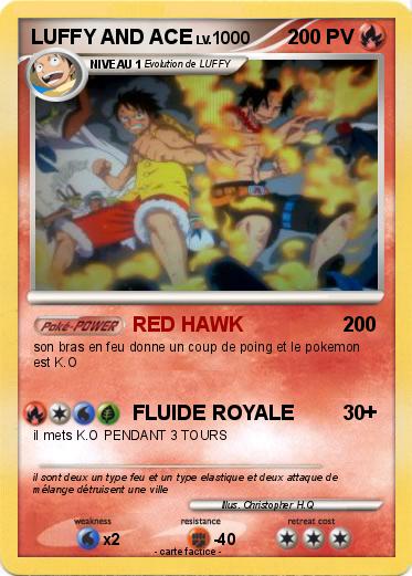 Pokemon LUFFY AND ACE