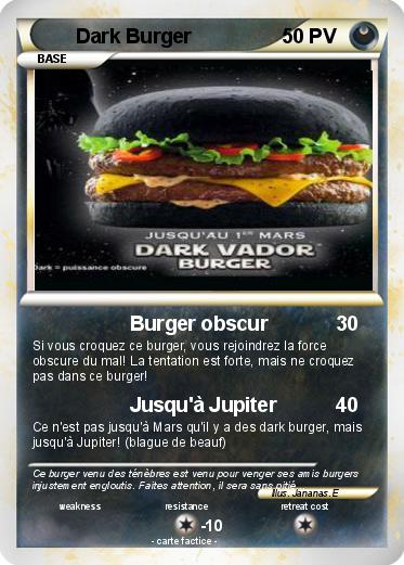 Pokemon Dark Burger