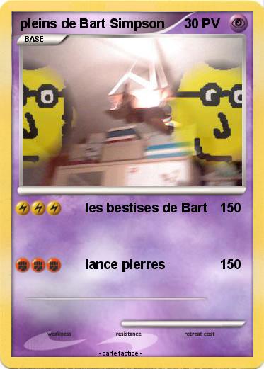 Pokemon pleins de Bart Simpson
