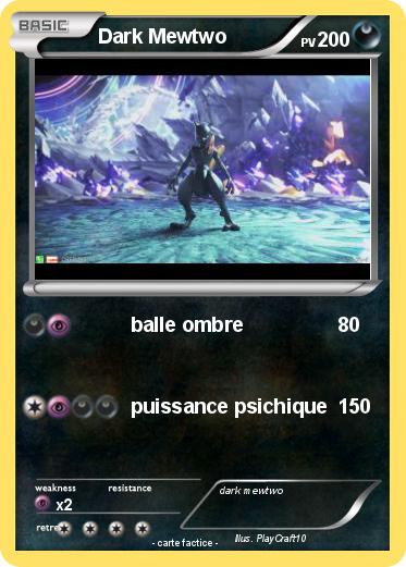 Pokemon Dark Mewtwo