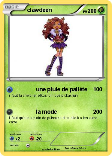 Pokemon clawdeen