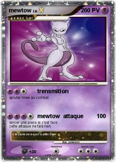 Pokemon mewtow